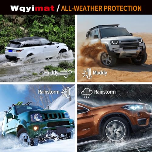 Wqyimat Custom Floor Mats 3Rows & Cargo Liner & 2nd and 3rd Backrest Mat Set for Mitsubishi Outlander 2022 2023 2024 2025 2026 Accessories All Weather TPE Protection Mat(not for PHEV & Sport Models) by Wqyimat - Used condition - Image 7