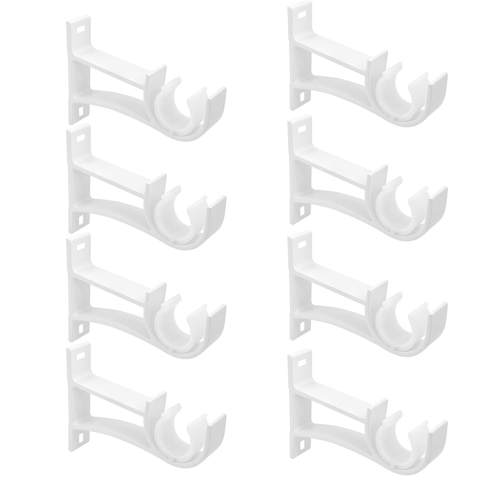Heavy Duty Curtain Rod Brackets - No Screws! -12