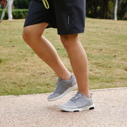 OrthoComfoot Men's Orthopedic Fashion Sneakers for Plantar Fasciitis: Comfortable Arch Support Walking Shoes for Flat Feet, Casual Breatbable Orthotic Shoes for Foot and Heel Pain Relief3