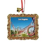 Six Flags Magic Mountain Los Angeles America Travel Souvenir Xmas Tree Ornament Hanging Pendant Home Christmas Party Decoration