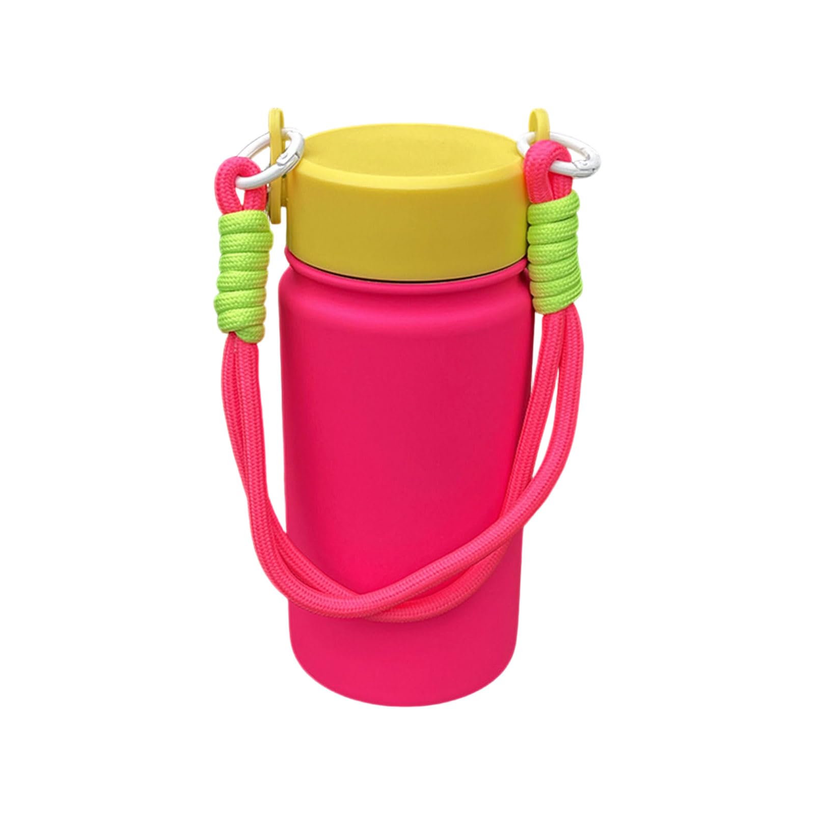 Xjdzineq Flasks 350ml Portable Hand Straps Design Leak Proof Insulated Tumblers for Gym Daily Use Beverage Container
