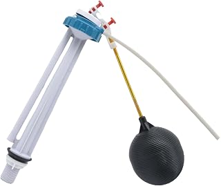 Hebewater Universal Toilet Float Fill Valve Replacement Kit, Water-Saving Toilet Repair Kit with G3/4" Inlet Valve, Ballcock and Lever, Durable WC Repair Parts