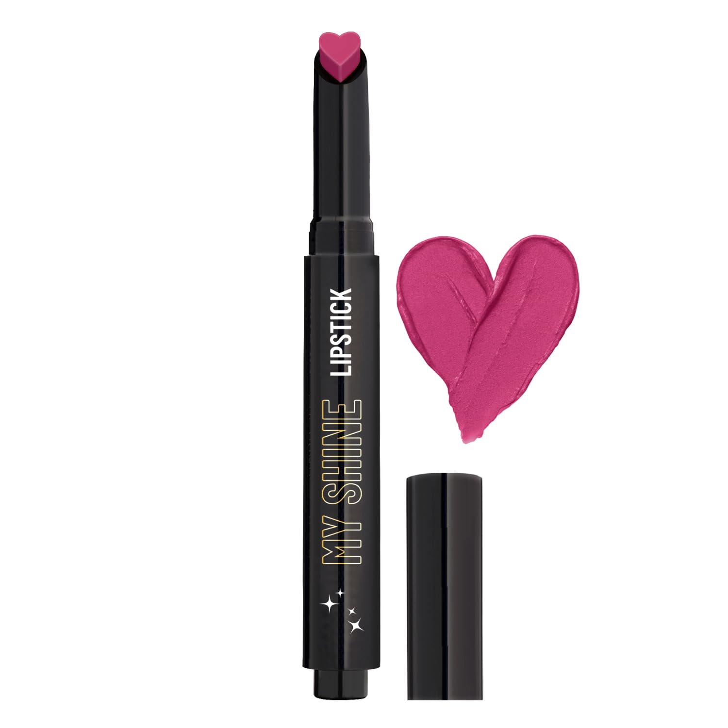 Swiss Beauty My Shine Creamy Lipstick with Vitamin E | Long Lasting Lipstick with Shiny finish | Shade- Do Me Pink, 1.5gm