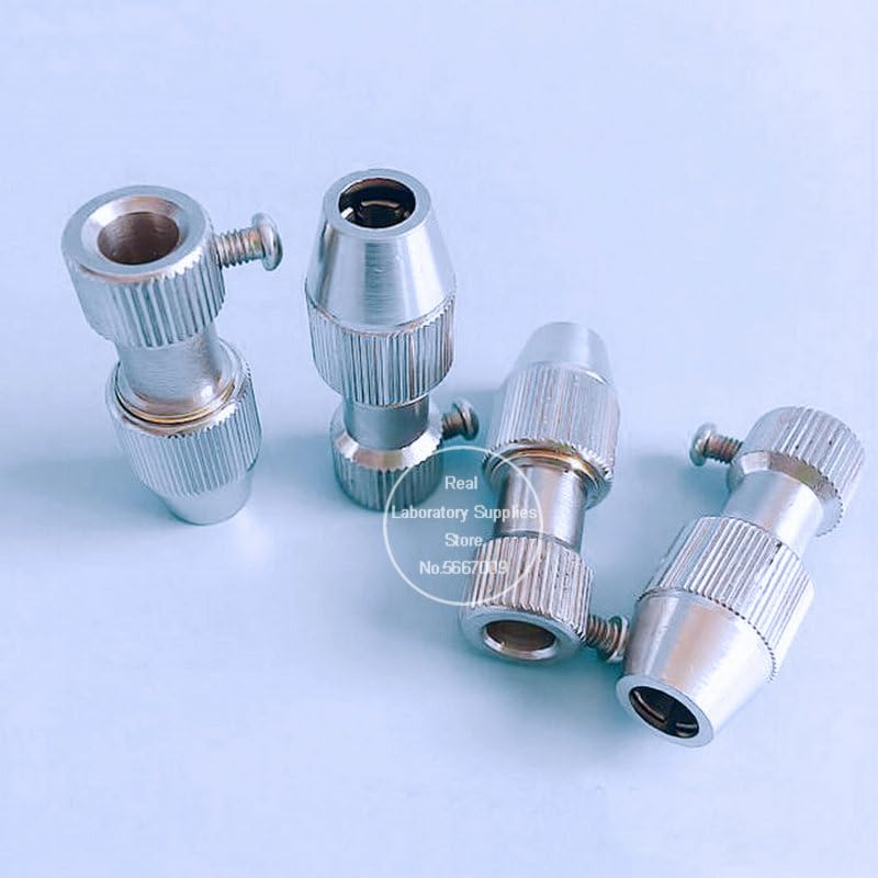 1/2/5pcs lab Dedicated Copper Chuck for Stainless Steel Rod or PTFE Stirring Rod JJ-1 Electric Mixer Equipment Accessories(8mmx7mm 2pcs)