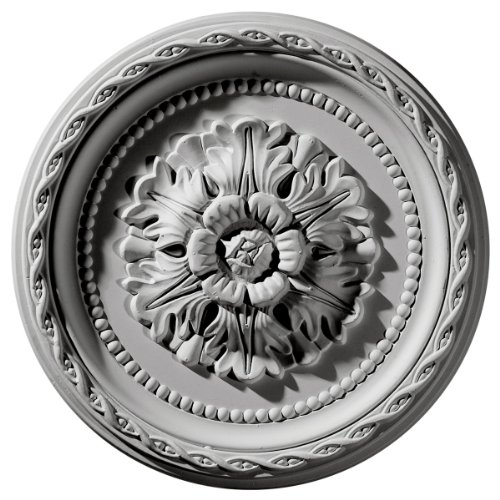 Ekena Millwork CM11PAPGS Palmetto Ceiling Medallion, 11 1/2"OD x 1"P, Hand-Painted Pharaohs Gold Ekena Millwork CM11PAPGS Palmetto Ceiling Medallion, 11 1/2"OD x 1"P, Hand-Painted Pharaohs Gold