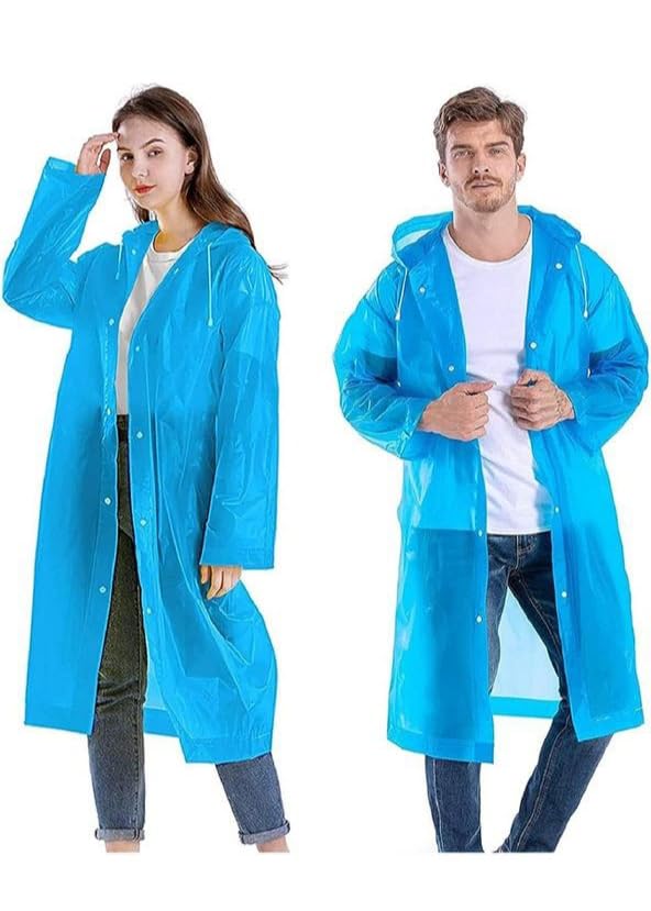 Dream Mart Unisex Raincoat With Hood | Reusable | Lightweight | Universal Size | Raincoat for Men and Women-image-46