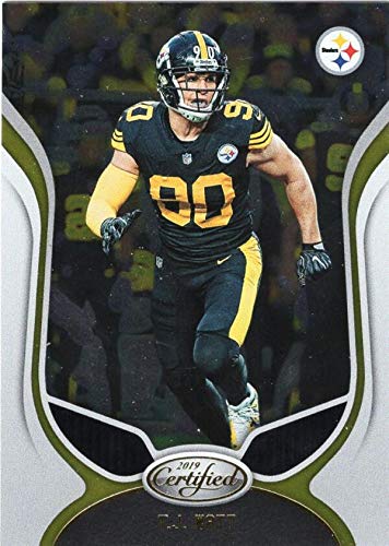 Certified2019 PANINI CERTIFIED #24 T.J. WATT STEELERS FOOTBALL NFL OFFICIAL CARD