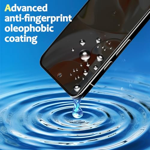 Image of Compatible With Oneplus Nord 5 Tempered Glass Edge to Edge Screen Protector Privacy 9H Hardness Anti-Spy Gaming Pack of 1 - Black