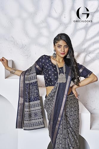 Image of GRECIILOOKS Saree | Women Saree | Saree for women latest design | Saree | Saree for Women | Silk Saree | Banarasi Saree