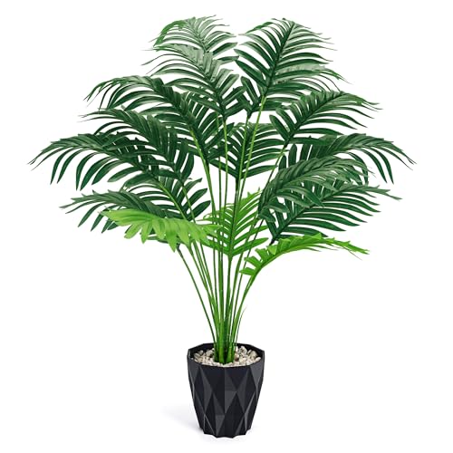 BTSD-home 71cm Kunstpflanze Künstliche Pflanzen Kunstpflanzen Groß Kunstpflanzen Fake Palm Plant Fürwohnzimmer Balkon Zimmer Schlafzimmer Deko