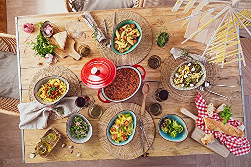 Sänger | Pastaschalen Capri aus Steingut, 4-teiliges Pasta Teller Set, Bowl Schüssel, Modernes und Einzigartiges Design | PREMIUM COLLECTION