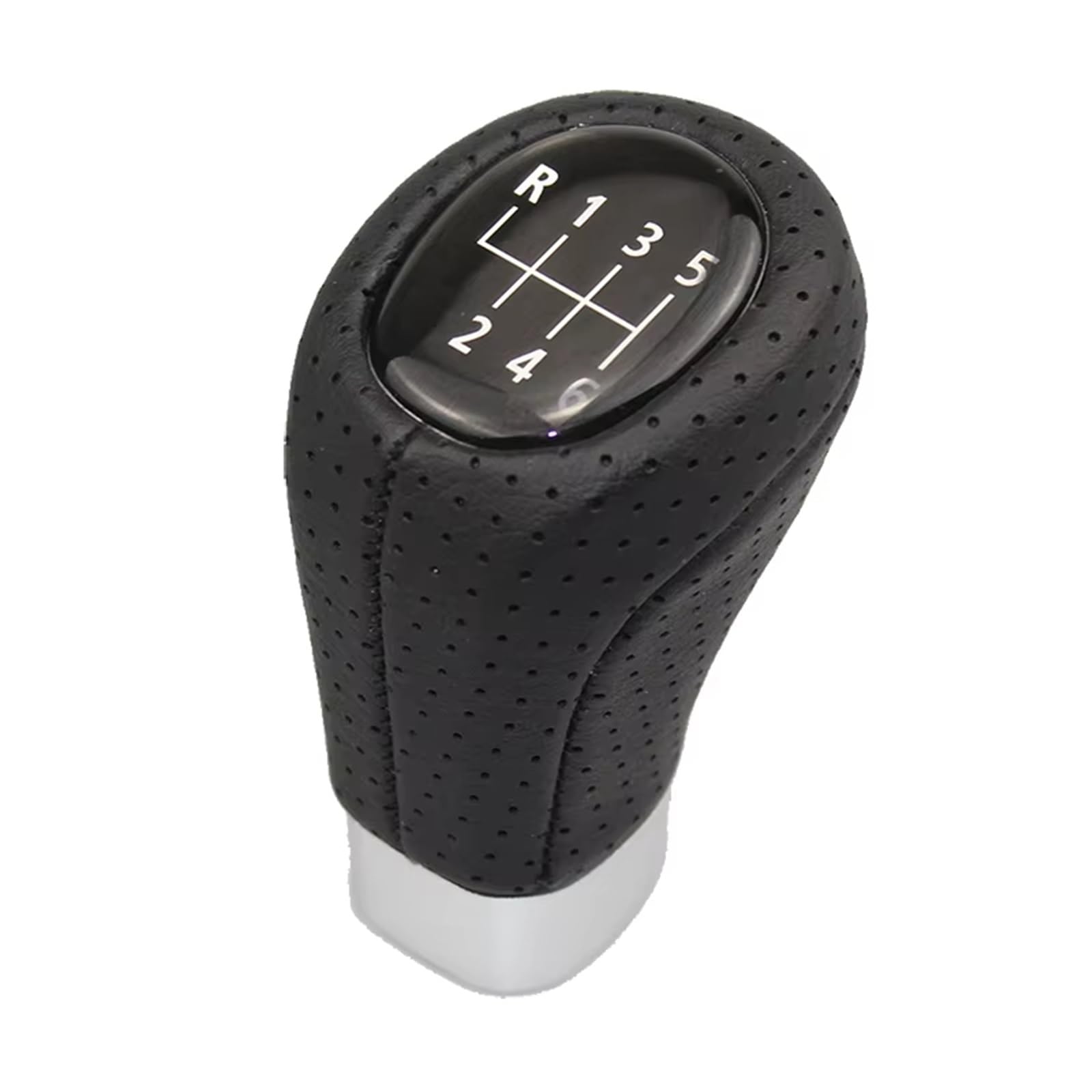 WSBOJXTH Gear Stick Compatible with BMW for E46 330ci 330i 330xi for E60 525i 525xi 528i 528xi 528xi 530i 530xi 535i 545i 550i M5 Car Gear Shift Knob Gear Lever Head Shifter(Black02)