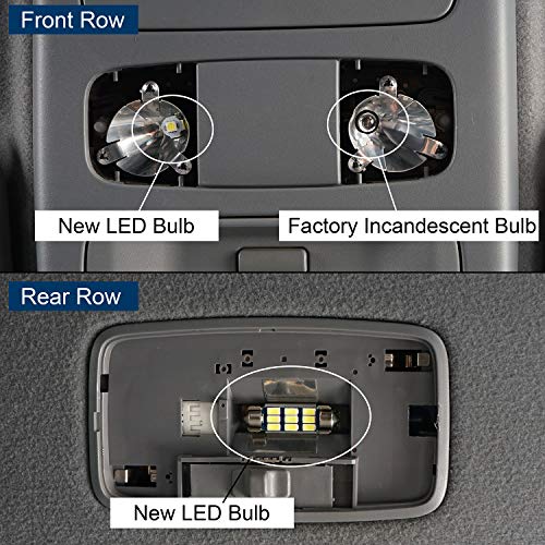 Kit 3 luces interiores LED blancas para Toyota Tacoma miniatura 2