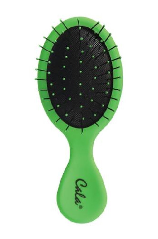 CalaWet-N-Dry Travel Detangling Hair Brush - Green