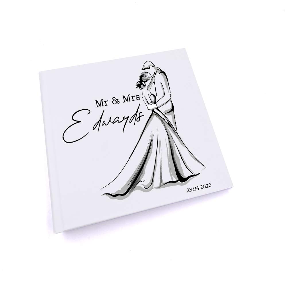 ukgiftstoreonline Personalised Wedding Photo Album Keepsake Gift Wedding Couple