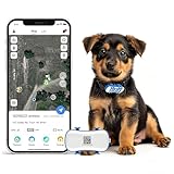 Traceur GPS pour animaux de compagnie, traceur GPS pour chien, suivi satellite en direct 4G, plusieurs alertes intelligentes, entièrement étanche, portée illimitée