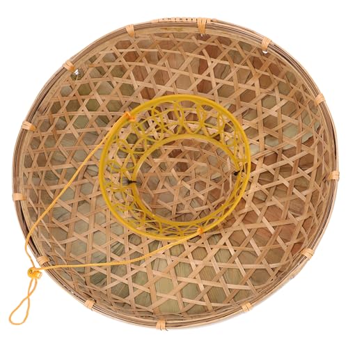 Chapeau de pêcheur pour jardinage léger et ventilé en bambou tressé
