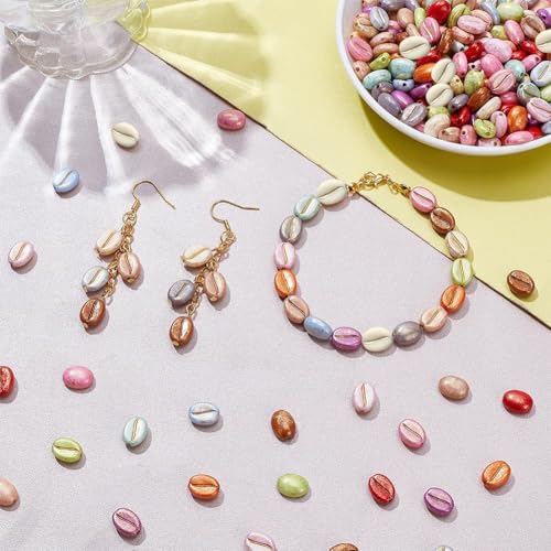 Perles grain de café acrylique PH PandaHall opaque x280 - 6