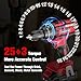 Cordless Drill Driver 21V, Cordless Hammer Drill with Battery 2000mAh, 25+3 Torque, 42N.m Max, 22PCS Accessories, 2 Speed, LED Light