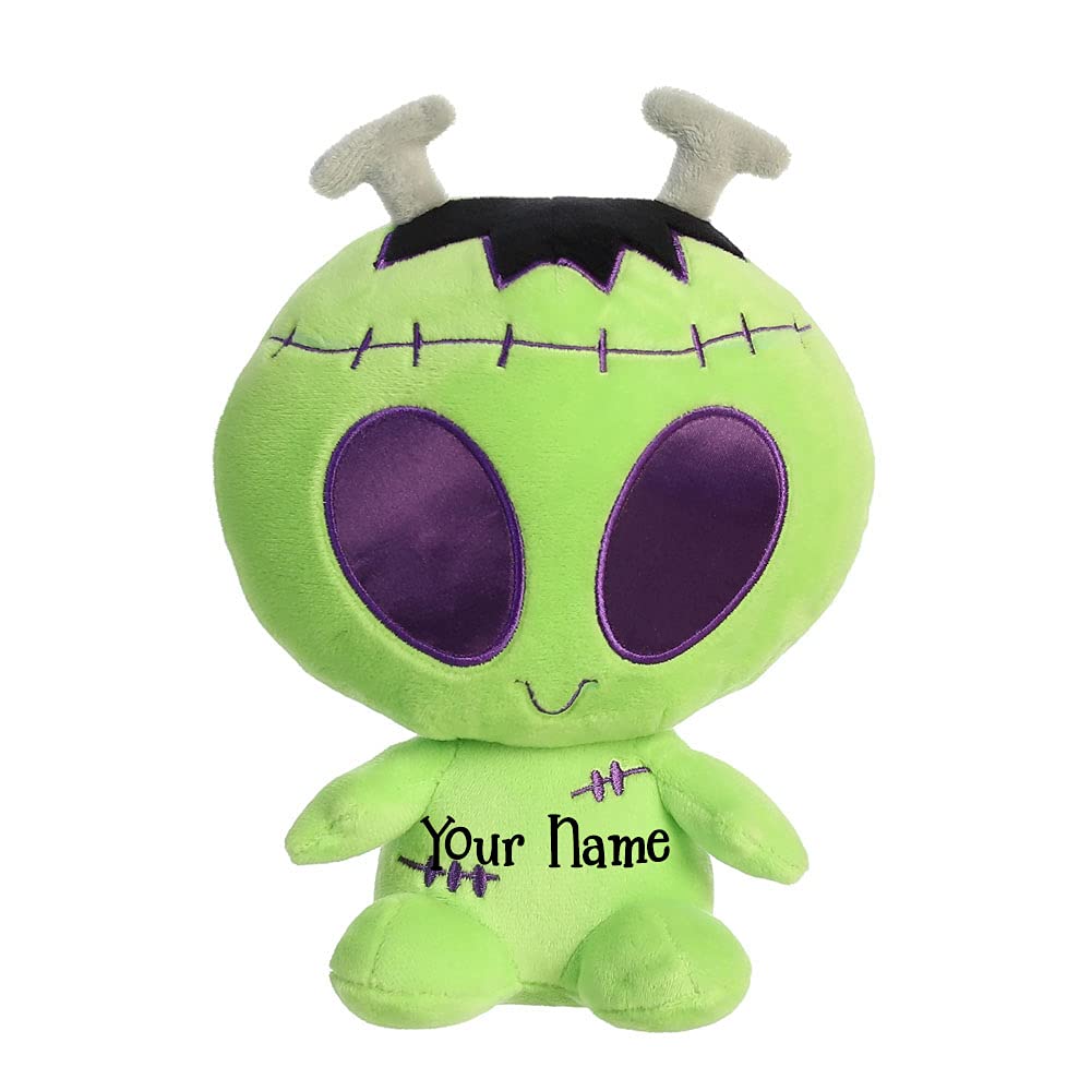 Frankenstein Alien Cuties Light Up Stuffed Animal Toy with Custom Name