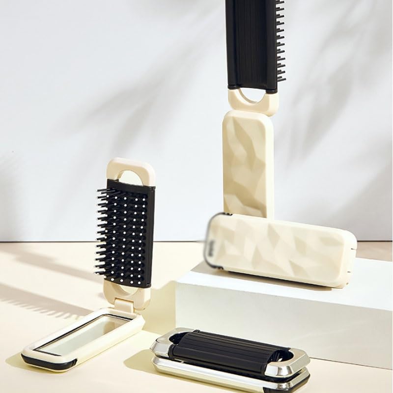 Portable Foldable Air Cushion Comb for Women with Smooth Hair Integrated