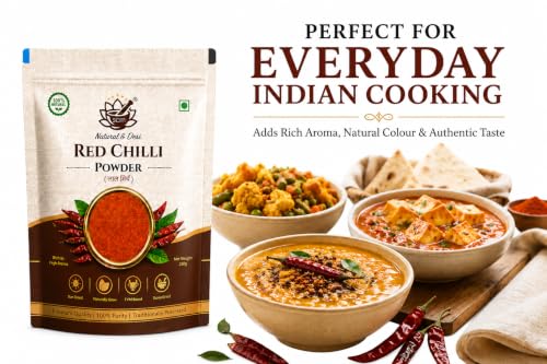 Image of SCM Natural & Desi Red Chilli Powder | Premium Quality Lal Mirch Powder | Rich Aroma | 250g