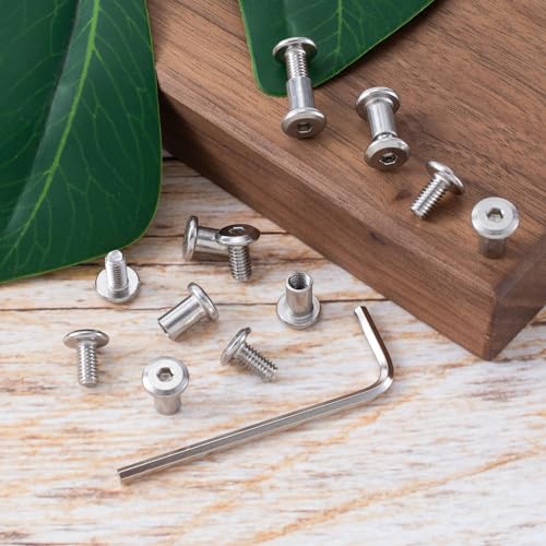 Hinzic 7190 19 Set M4 X 8Mm Binding Post Screw Hex Drive Socket Cap Bolts Stainless Steel Binding Bolts And Barrel Nuts Kit thumb #6