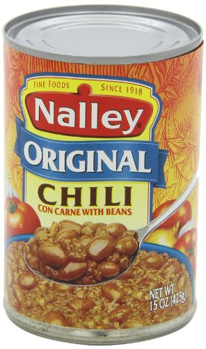 Nalley Original Chili Con Carne with Beans, 14-Ounce Cans (Pack of 8)
