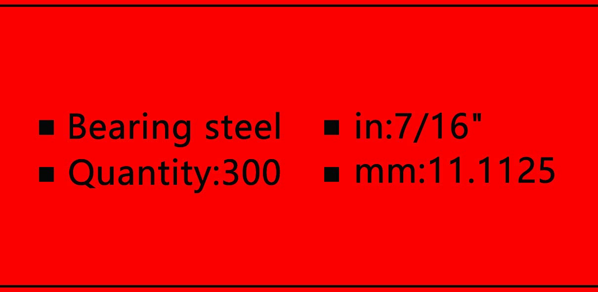 FKG 7/16" Inch Bearing Balls 300 Qty