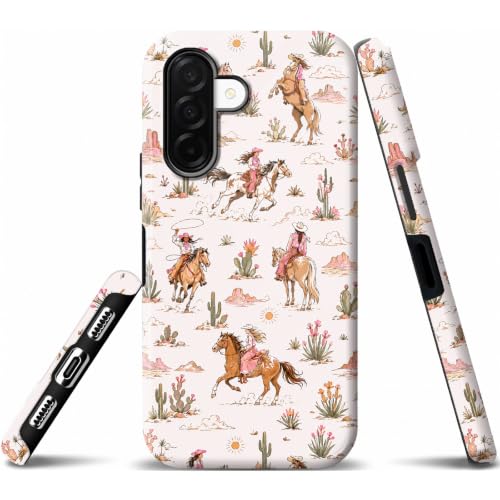 AIRWEE Desert Cowgirl Phone Case for Samsung Galaxy S26 5G 6.3-Inch