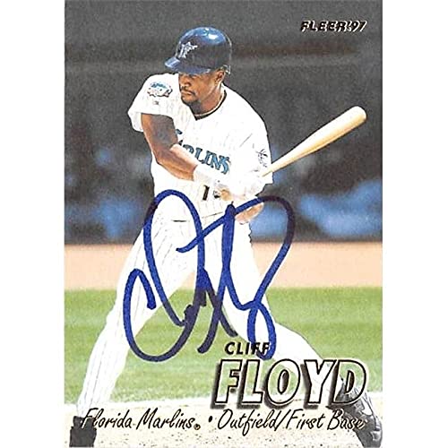 Autograph Warehouse 421276 Cliff Floyd Autographed Baseball Card Florida Marlins 1997 Fleer No.679