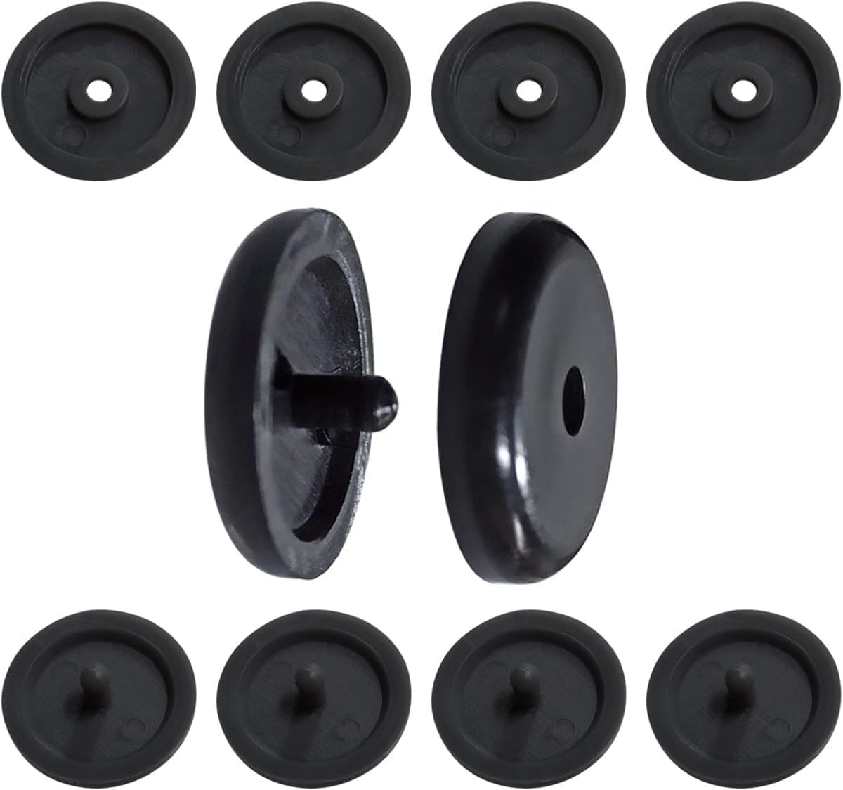 5 Sets Universal Fit Seatbelt button Stopper Kit, Snapon