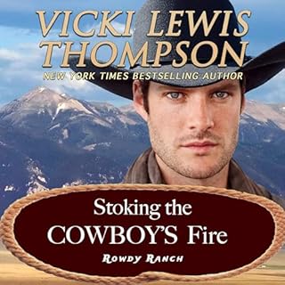 Stoking the Cowboy's Fire Audiolibro Por Vicki Lewis Thompson arte de portada