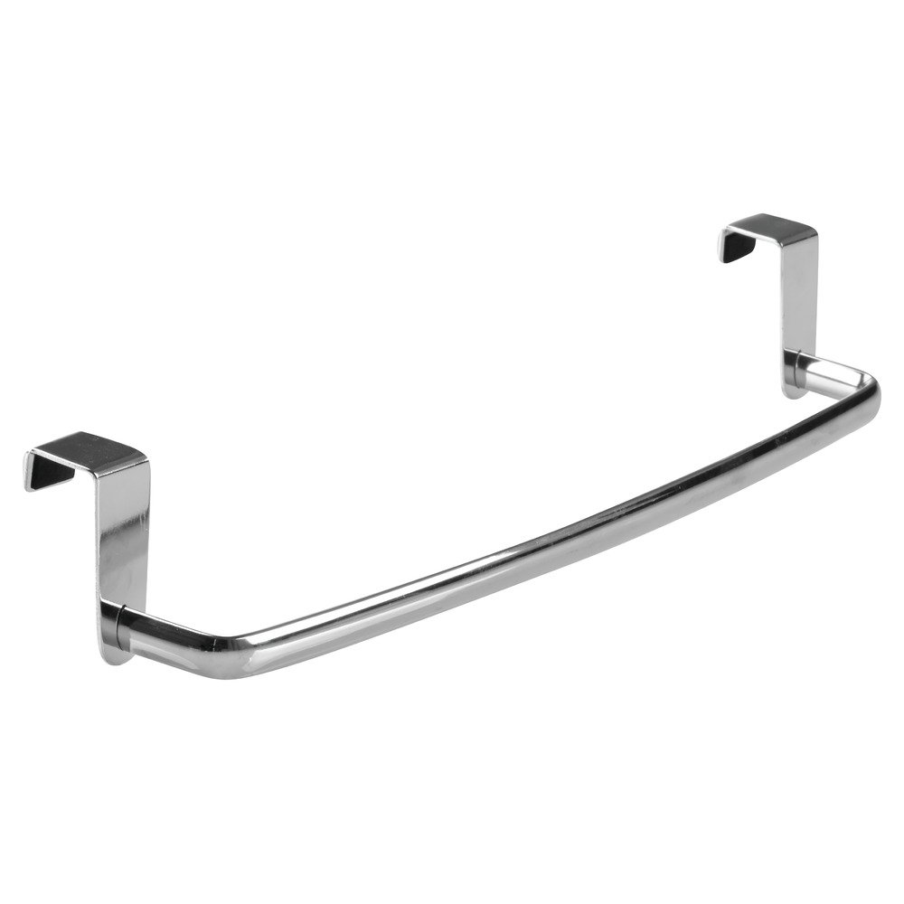 InterDesign Axis Over-the-Cabinet Kitchen Dish Towel Bar Holder - 14", Chrome