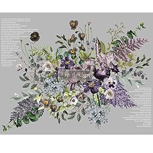 Re-Design with Prima Decor Transfers 48x35 Vigorous Violet