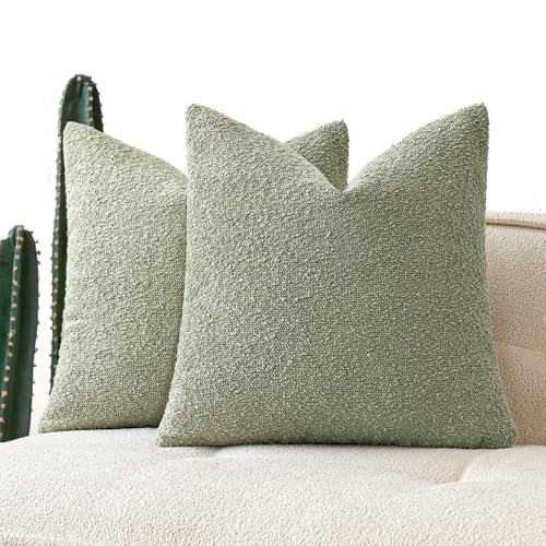 MIULEE 20x20 Inch Decorative Pillow Covers for Couch Bed Set