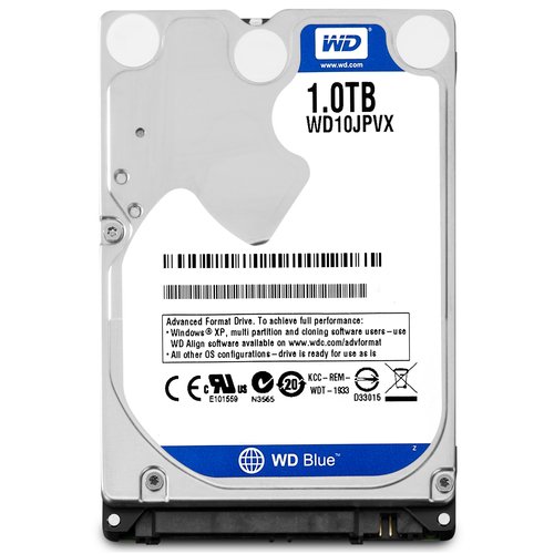 WD WD10JPVX Blu Hard Disk Mobile da 1 TB, 5400 RPM, SATA 6 GB/s, 2.5 ", 9.5 mm - Hdd - Immagine 8