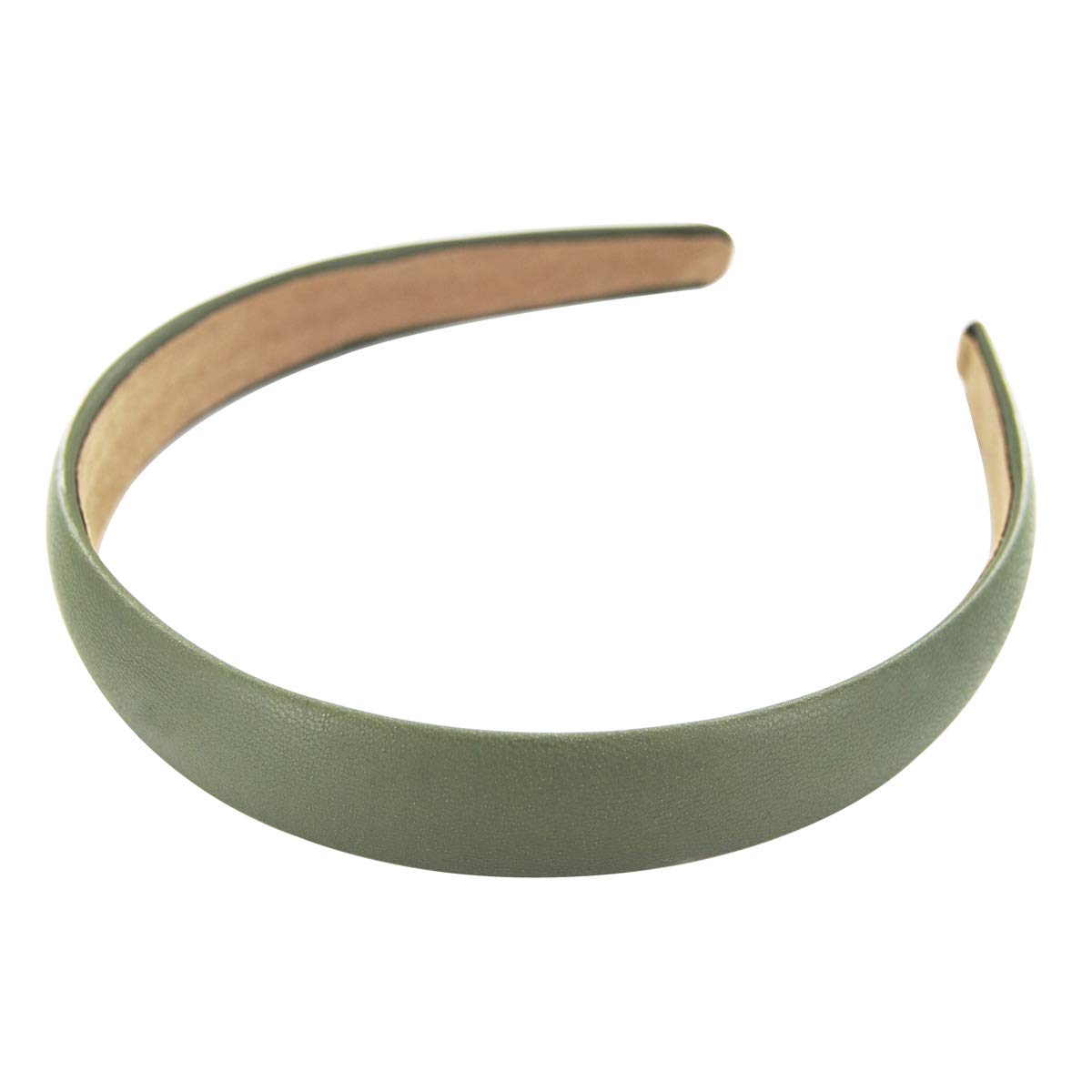 axy HR27CS Classic Vintage Leather Hair Band, meadow green - Image 2