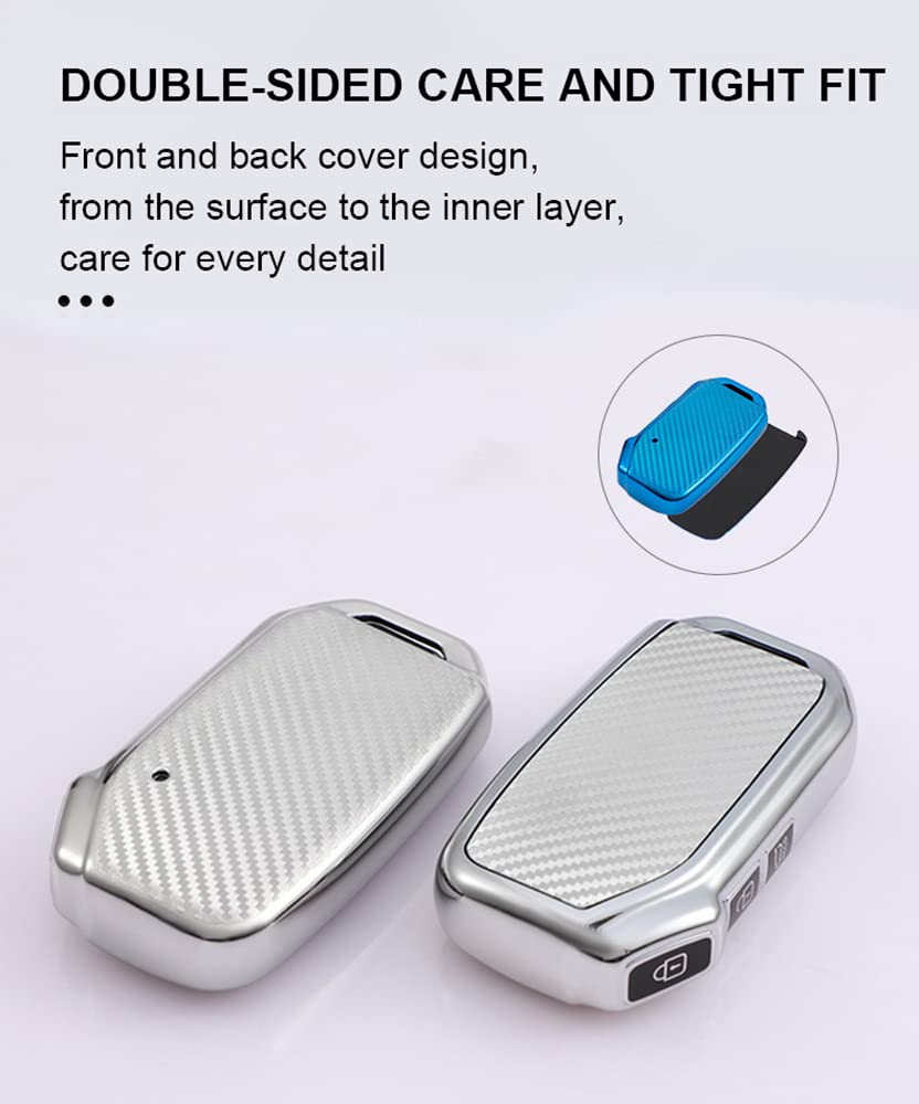 KUNIO Keyless etui na kluczyki pasuje do KIA Soul NQ5 NIRO xceed Sportage GT line, pasuje do Kia Proceed GT, etui ochronne z tworzywa TPU, ochrona kluczyka samochodowego, 3 przyciski, A, czerwone
