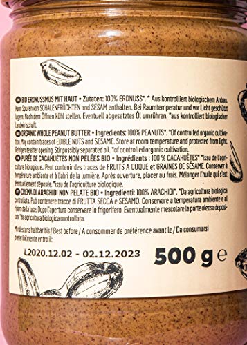 KoRo - KoRo - Biologische pindakaas met schil 500 g - Image 6