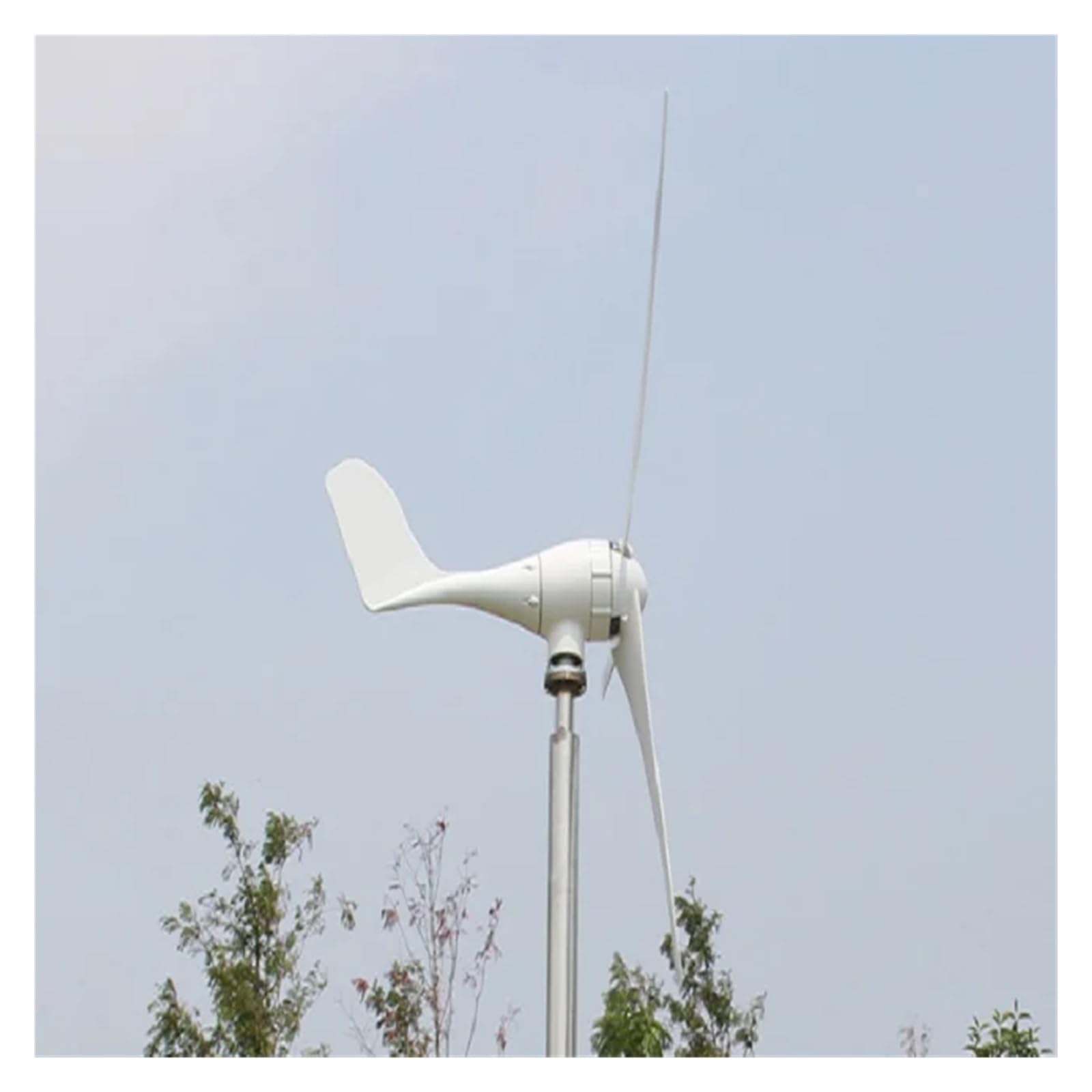 Windgenerator, 800W Windgenerator 3Blätter 12V 24V 48V Windkraftanlage Permanentmagnetgenerator Strom for Heimgebrauch, Überwachung und Stadtlampe(12V)