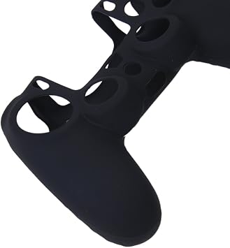 Silicone Protective Skin Case Cover for Sony PlayStation 4 PS4 Controller - Black