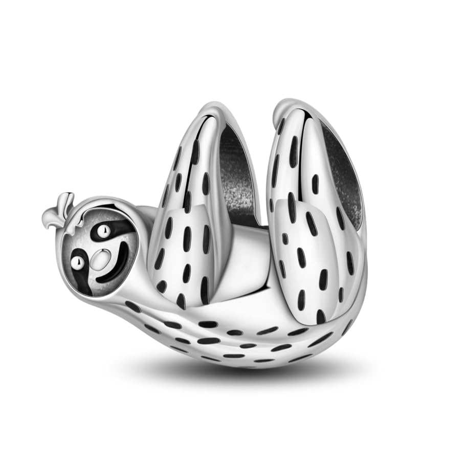 LMLMECREA Charms Anhänger 925 Sterling Silber - Niedlicher Charm für Europäische Armbänder - Süßes Tier Geschenk für Frauen, Mamas & Töchter