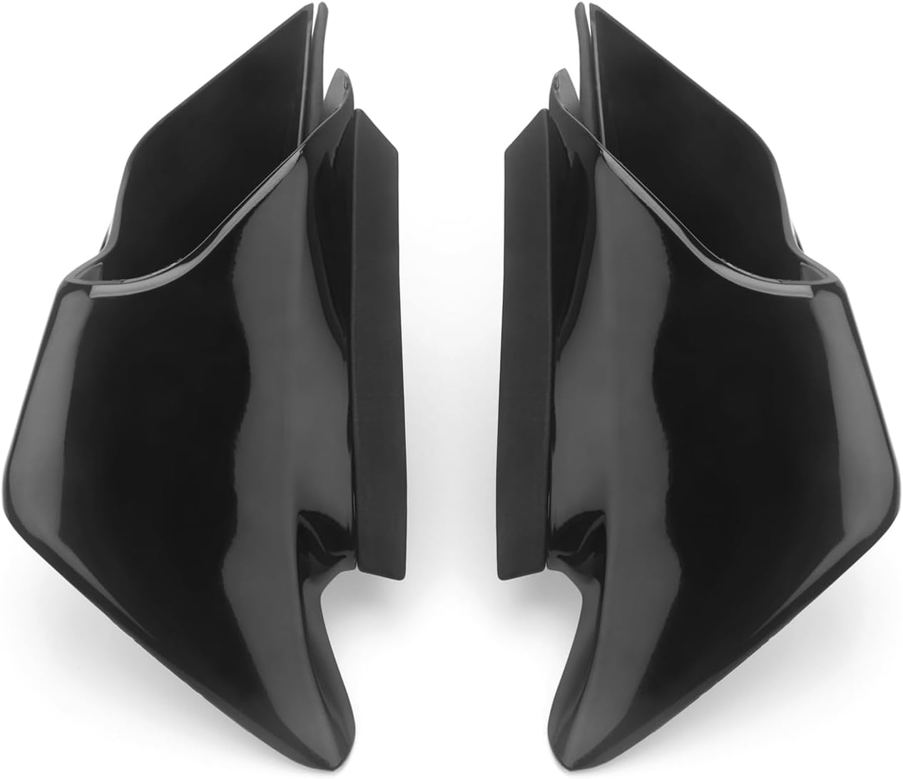 GZDL Moto 675ss Side Wind Fairing Winglets,Motorcycle Aero Wing for CFMOTO 675SS 675SR 675SR-R, 2024 2025 cf Moto 675ss Accessories,Carbon Fiber Wings (Glossy Black)