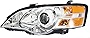 Gold Shrine For Subaru Legacy/Outback Headlight Lamp 2006 2007 Halogen Chrome Trim Driver Left Side