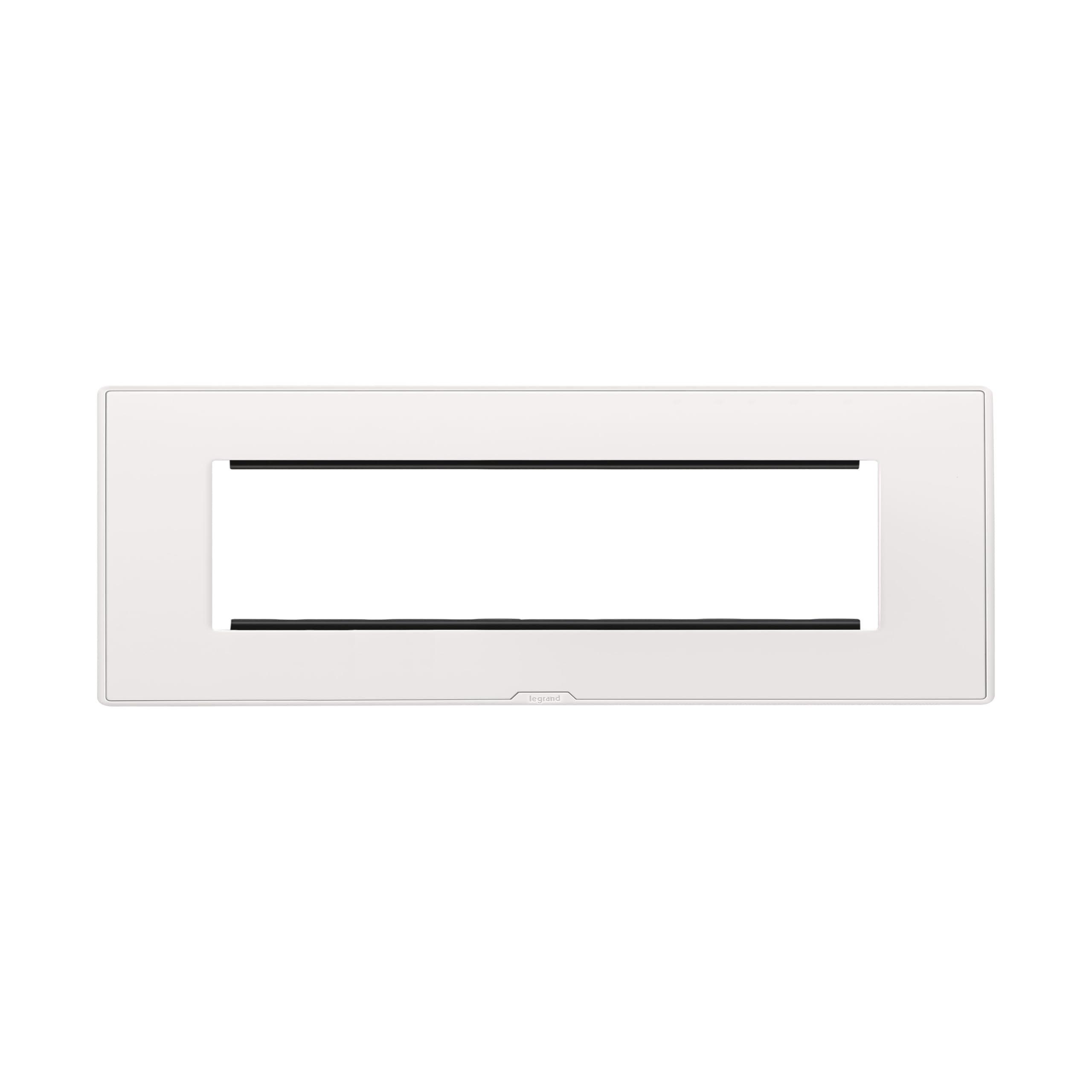 Legrand Myrius 8-Module Designer Switch Board Cover Plate w/Support Frame (Classic White, Glossy Finish, 679508) | Flush & Surface Mounting | Self-Extinguishing | Electric Switchboard Frame for Wall-picture-10