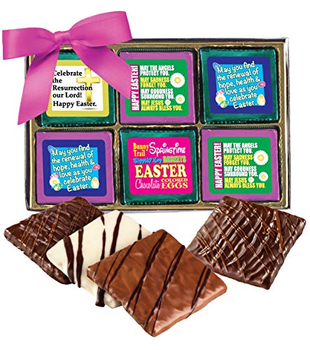 Easter - "Cookie Talk" Chocolate Covered Graham Crackers - 12 piece