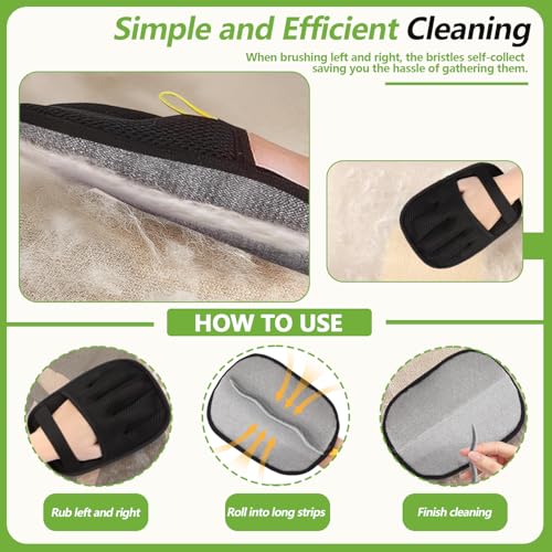 Pet Hair Removal Glove for Cats and Dogs - Electrostatic Pet Hair Remover Glove | Reusable Brush Pet Hair Remover for Couch, Carpet, Car Seat & Laundry - Image 5