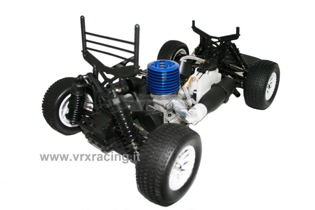VRX Stradale Flash Rally 1/10 con Motore a Scoppio GO18 con Cambio 1 Marcia N1 con Telaio in Metallo Radio 2.4ghz 4WD RTR