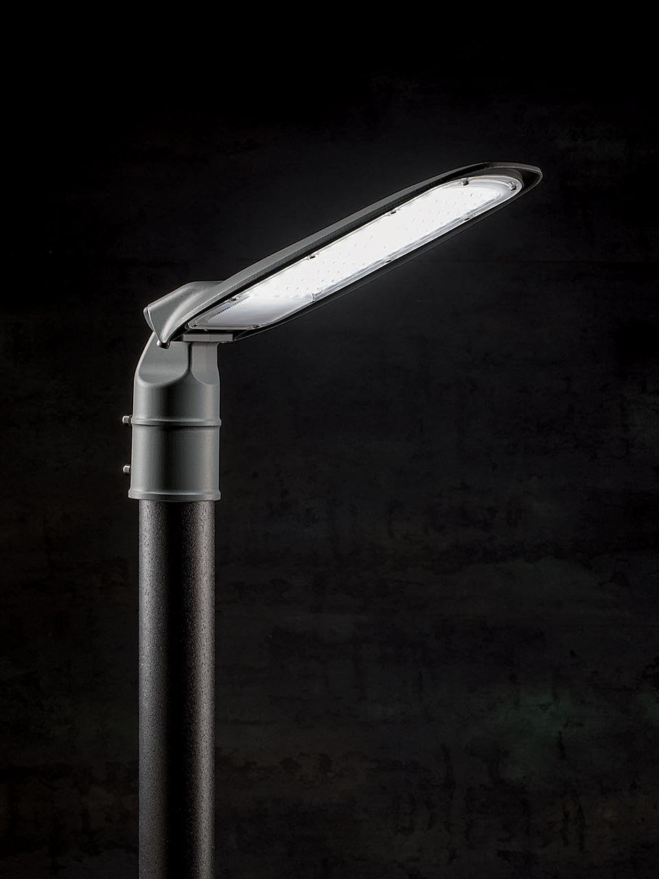 Lampada Testa Palo da Esterno a LED 50W 3000K Sovil Grigio